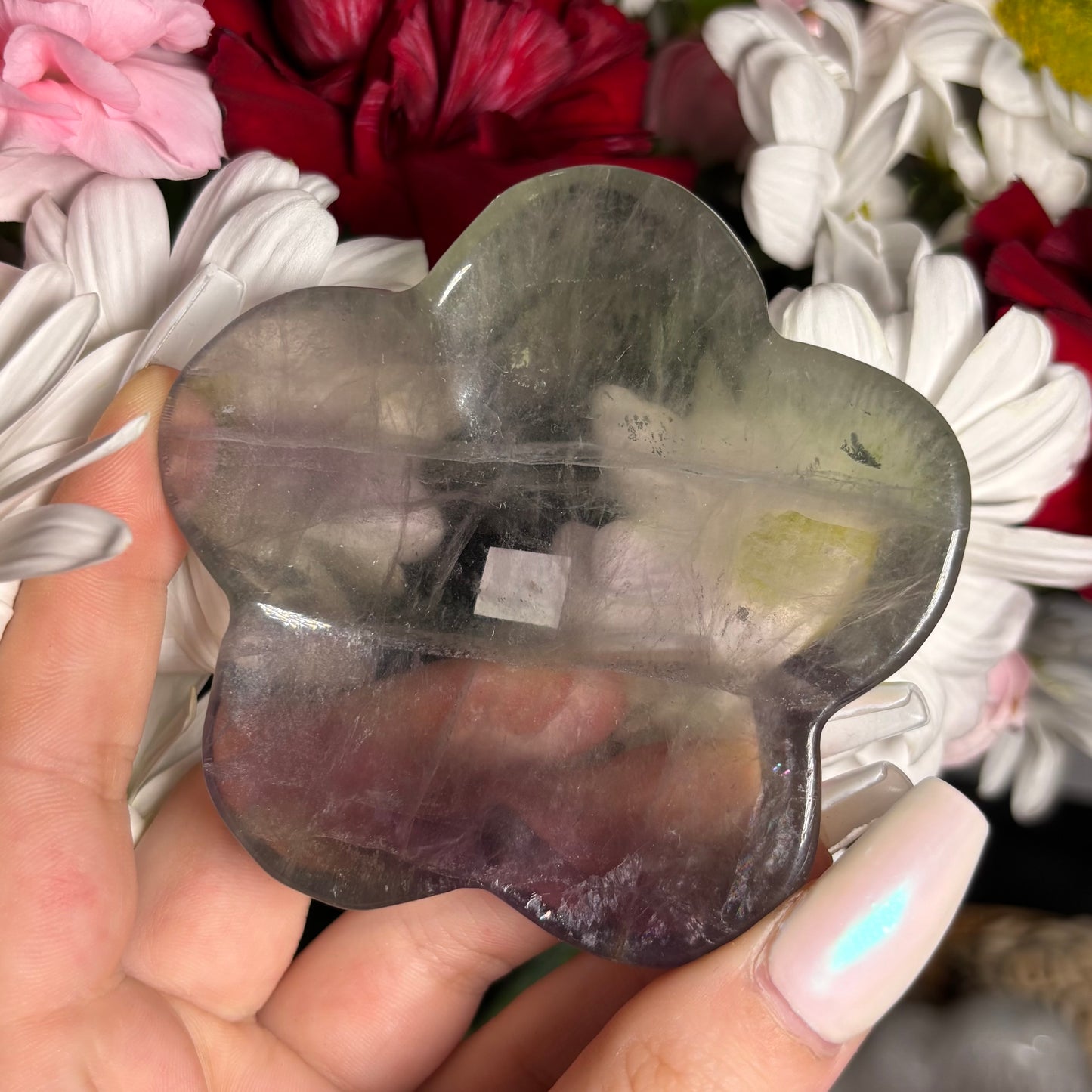 FLUORITE FLOWER BOWLS