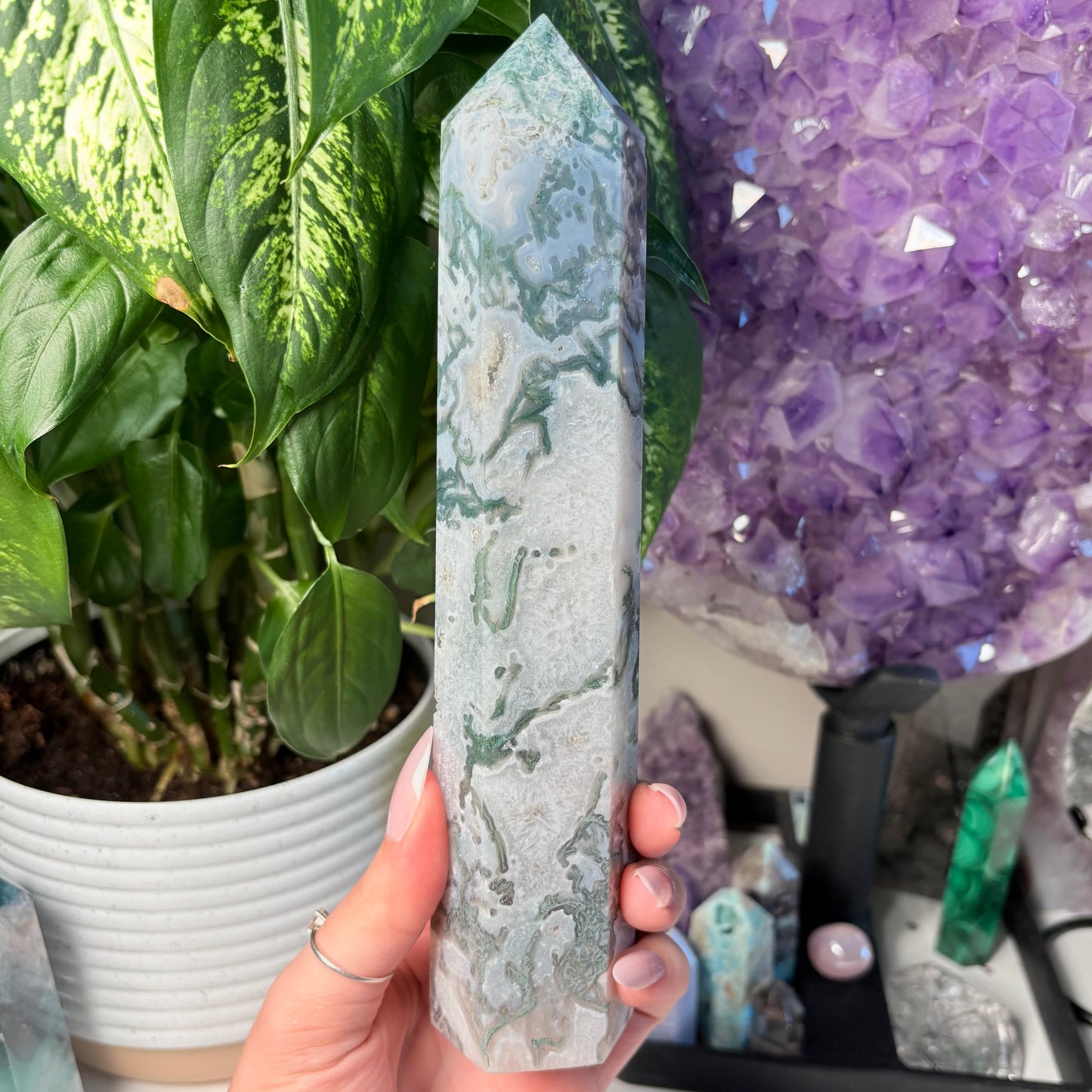 MOSS AGATE TOWERS