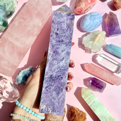 XL CHAROITE TOWER