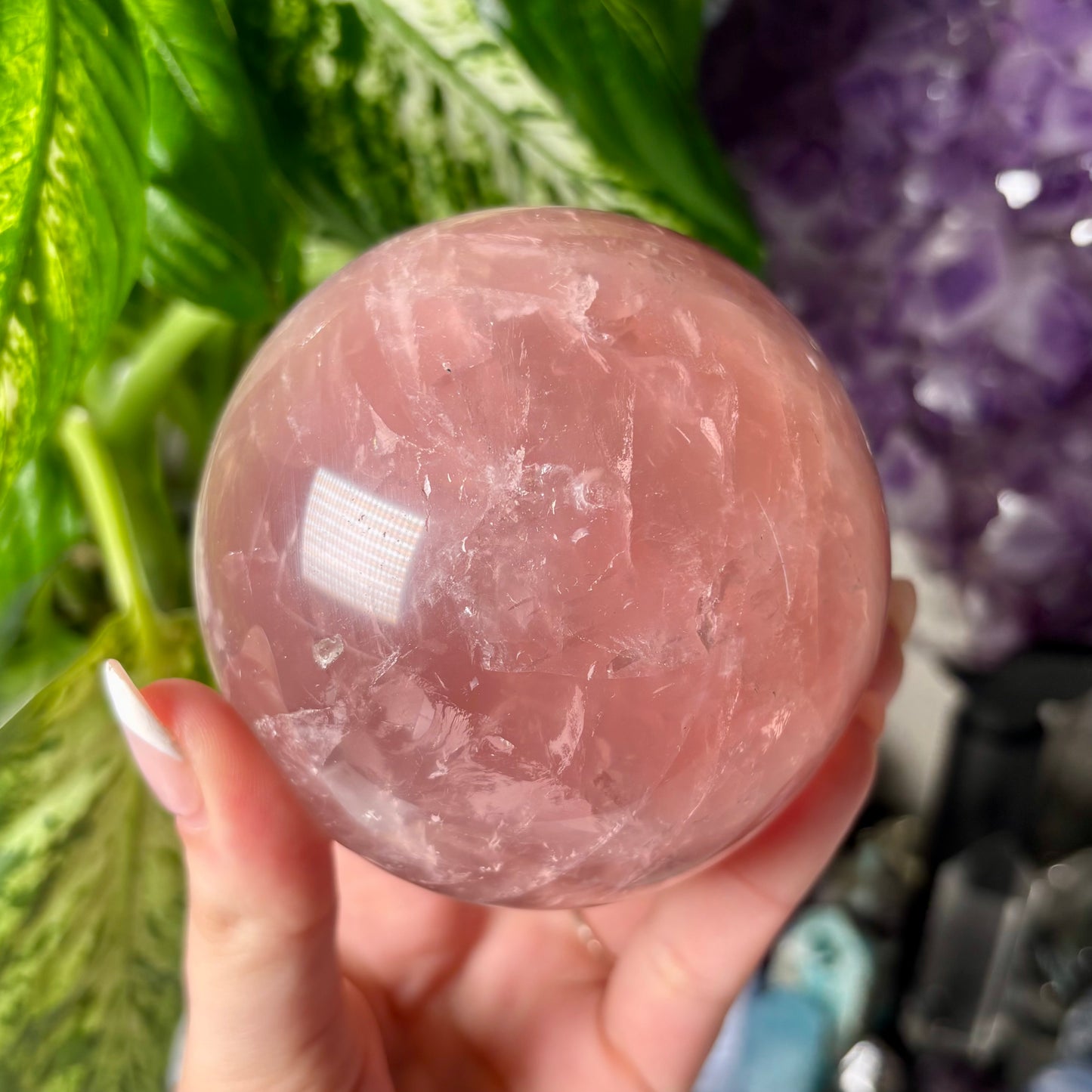 ROSE QUARTZ SPHERES