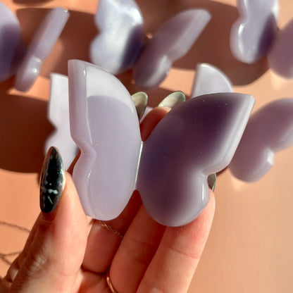 YTTRIUM FLUORITE BUTTERFLY