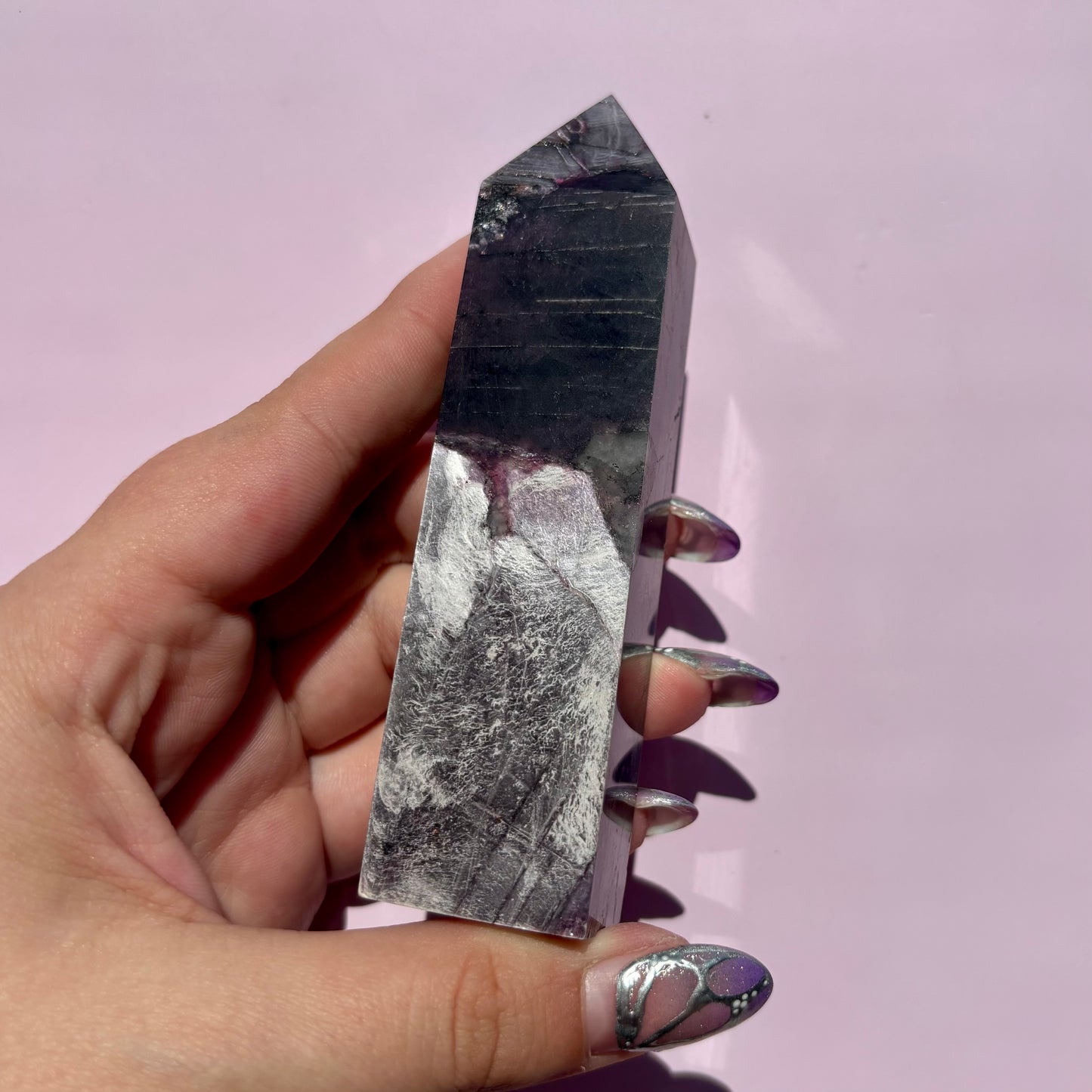 PURPLE MICA/LEPIDOLITE TOWERS