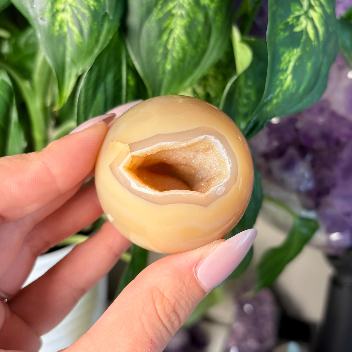 AGATE DRUZY SPHERES