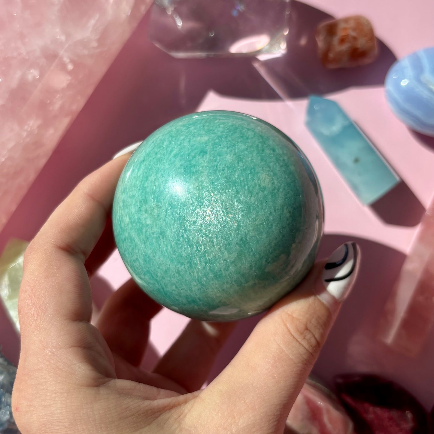 AMAZONITE SPHERES