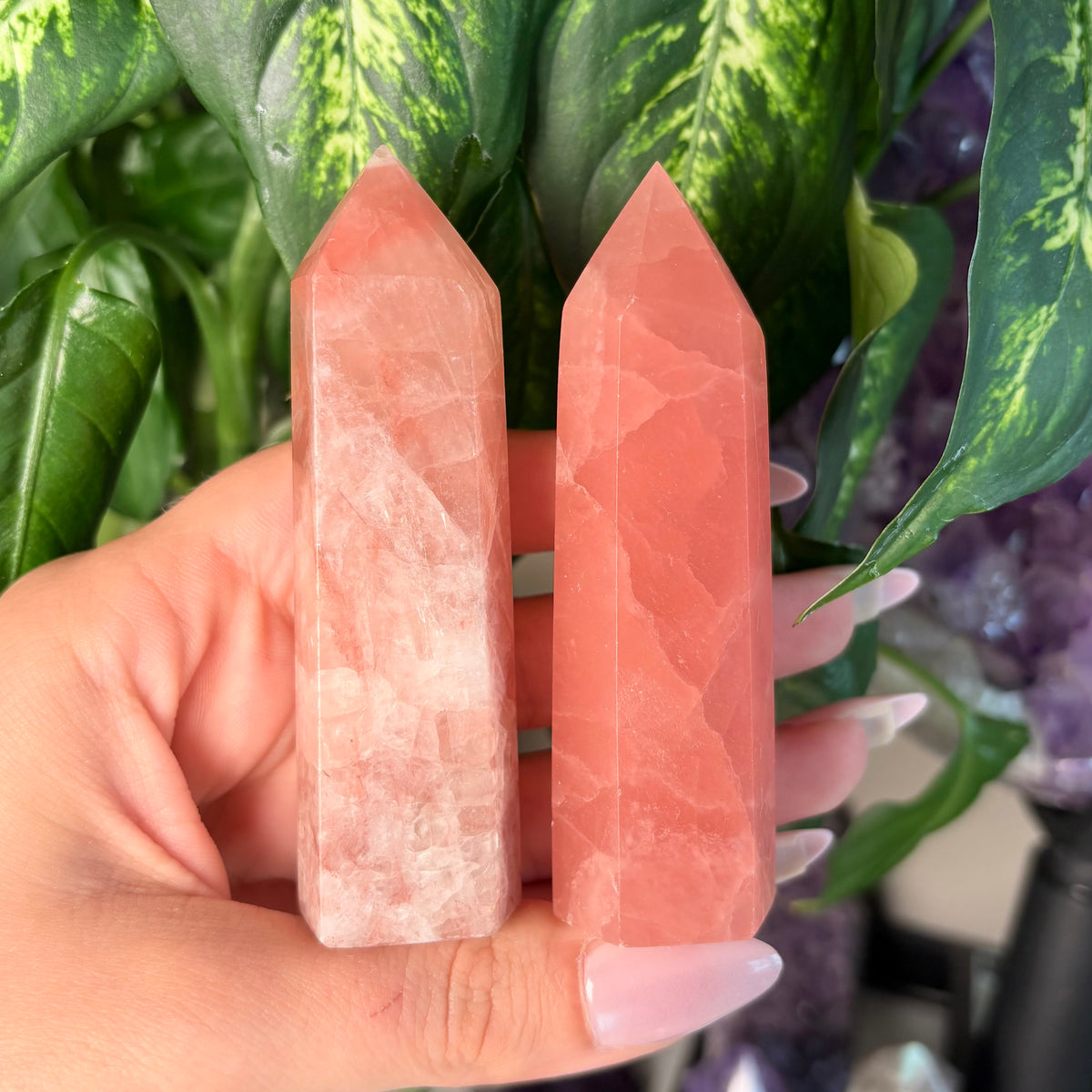 ROSE CALCITE TOWER - 16