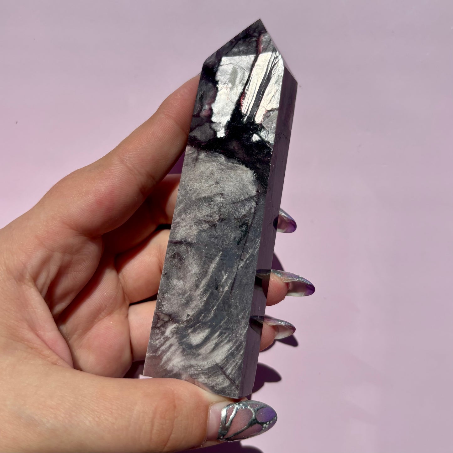 PURPLE MICA/LEPIDOLITE TOWERS