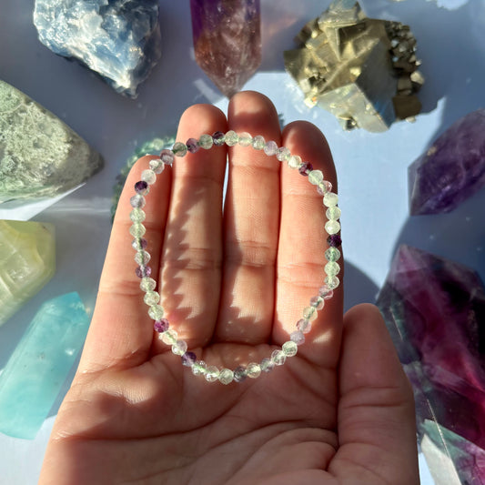 FLUORITE BRACELET - FACETED