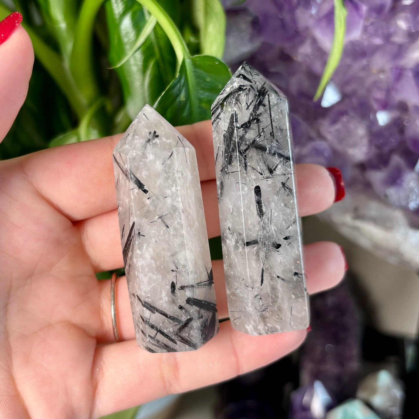 TOURMALATED QUARTZ TOWERS