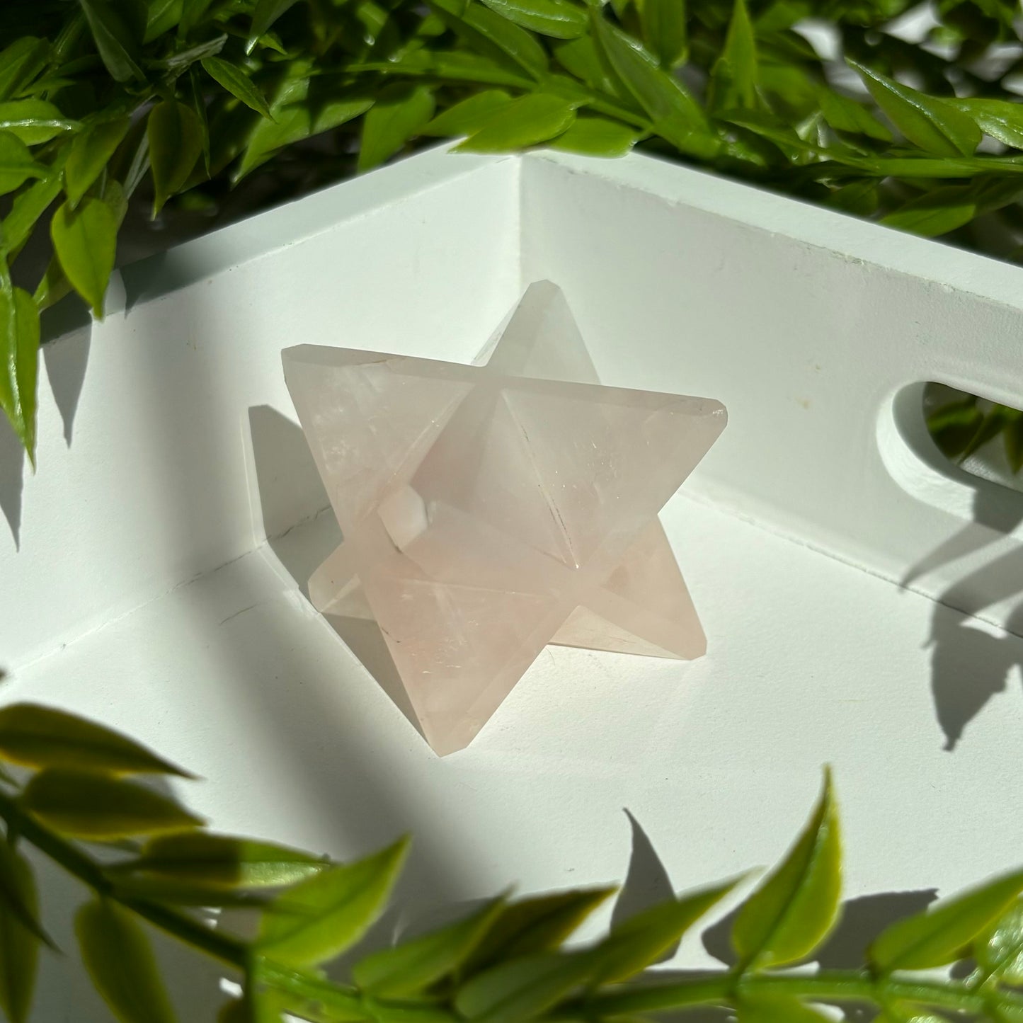 ROSE QUARTZ MERKABA