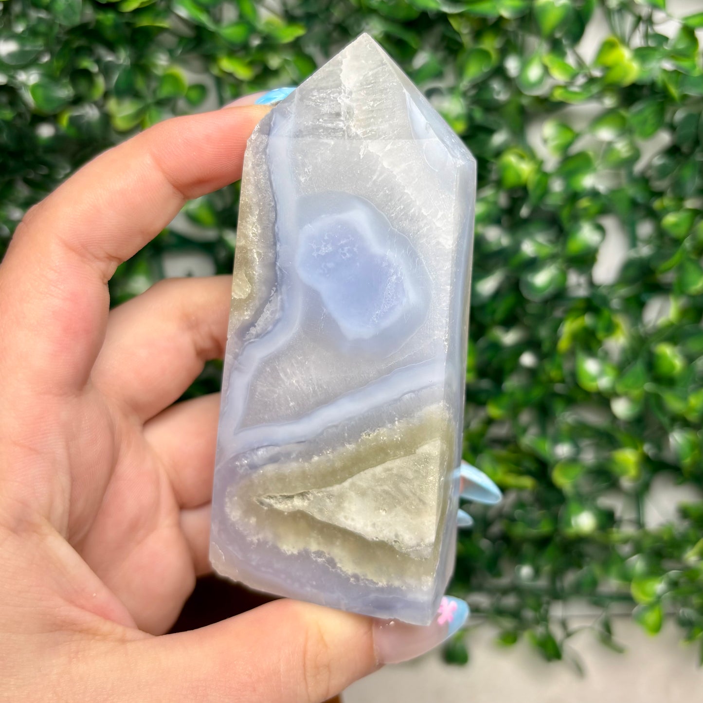 BLUE CHALCEDONY TOWER