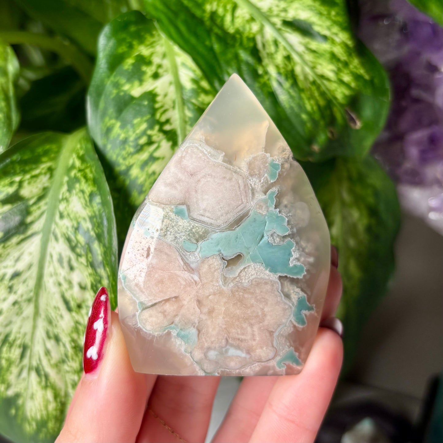 FLOWER AGATE FREEFORMS