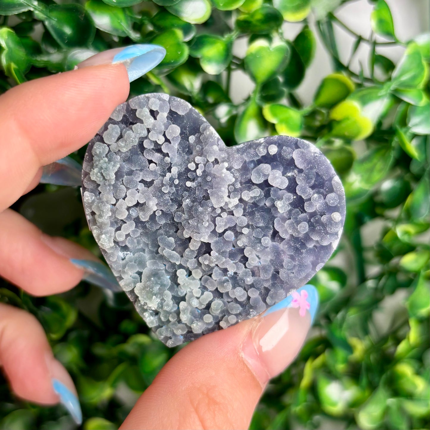 GRAPE AGATE HEARTS