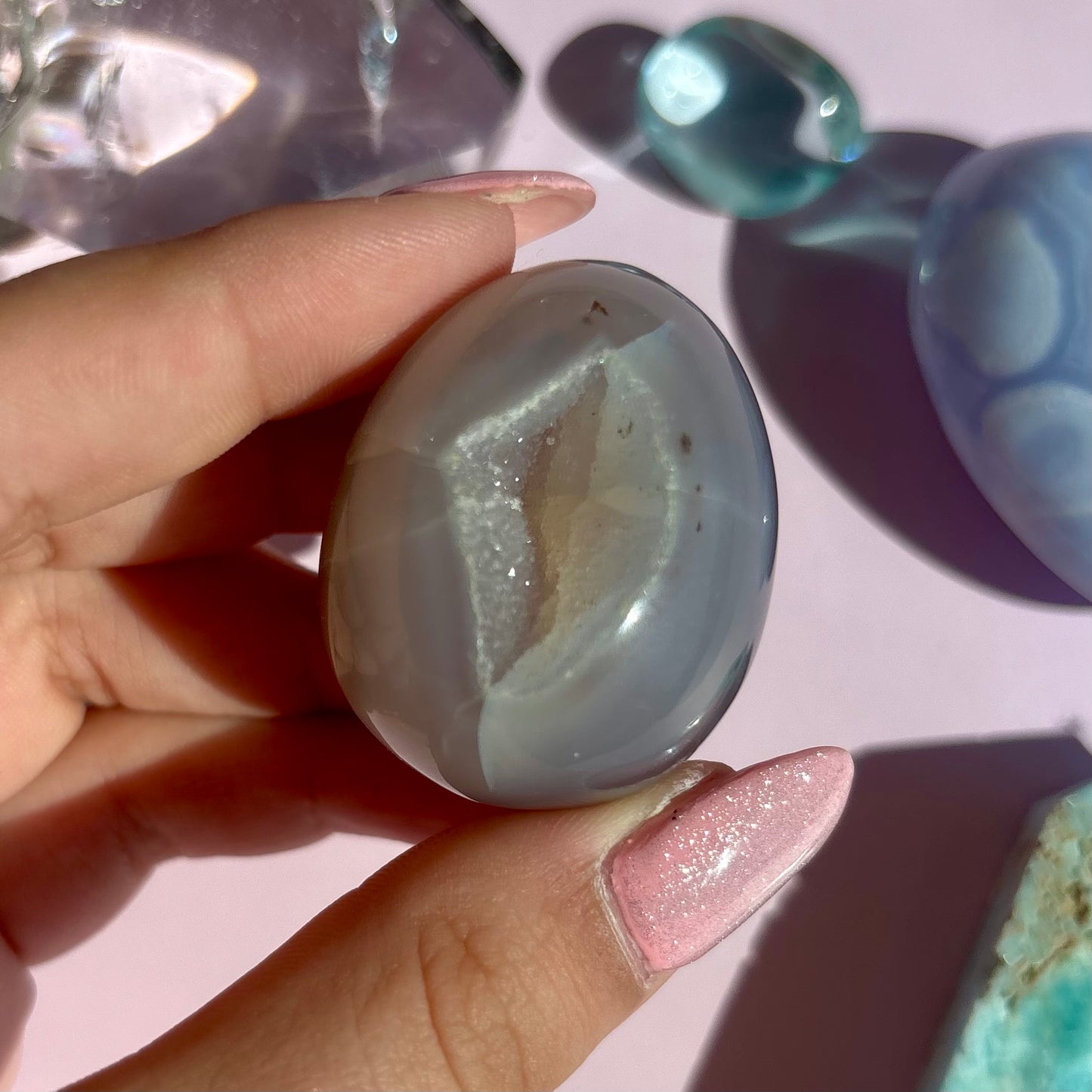 AGATE DRUZY EGGS