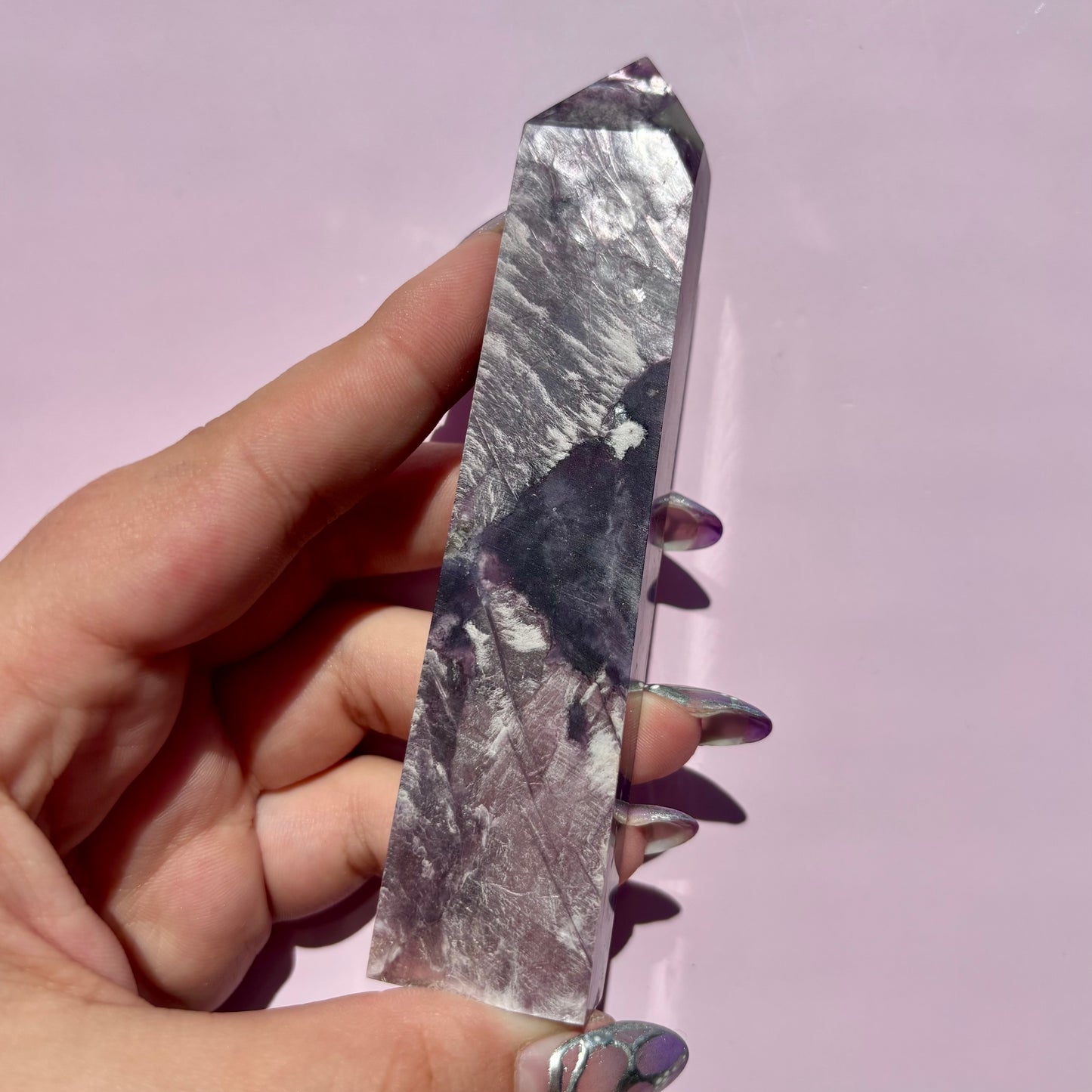 PURPLE MICA/LEPIDOLITE TOWERS