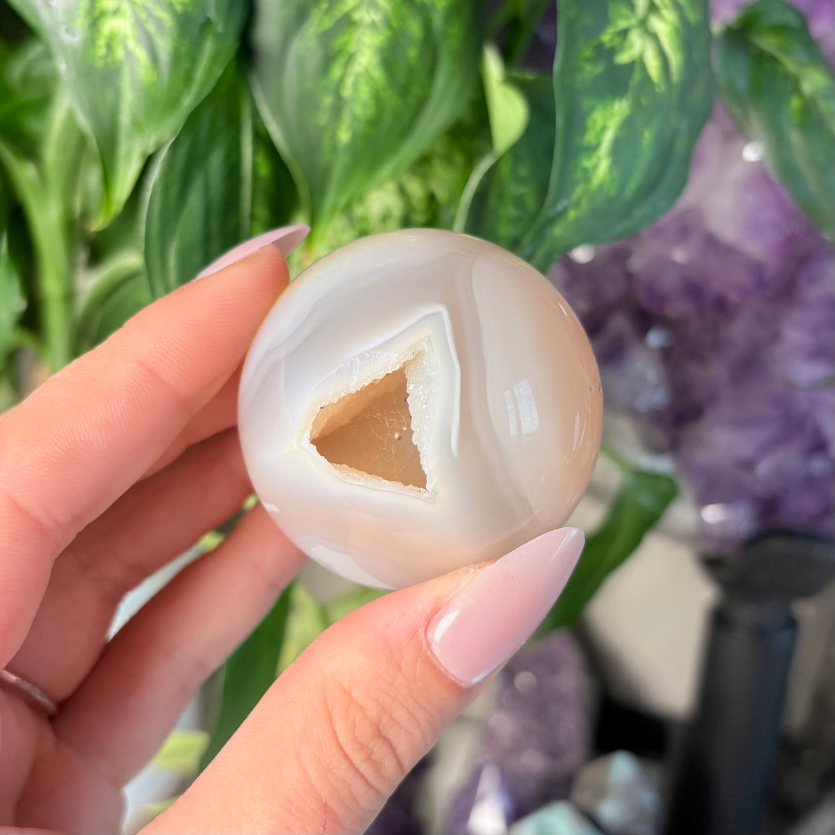 AGATE DRUZY SPHERES
