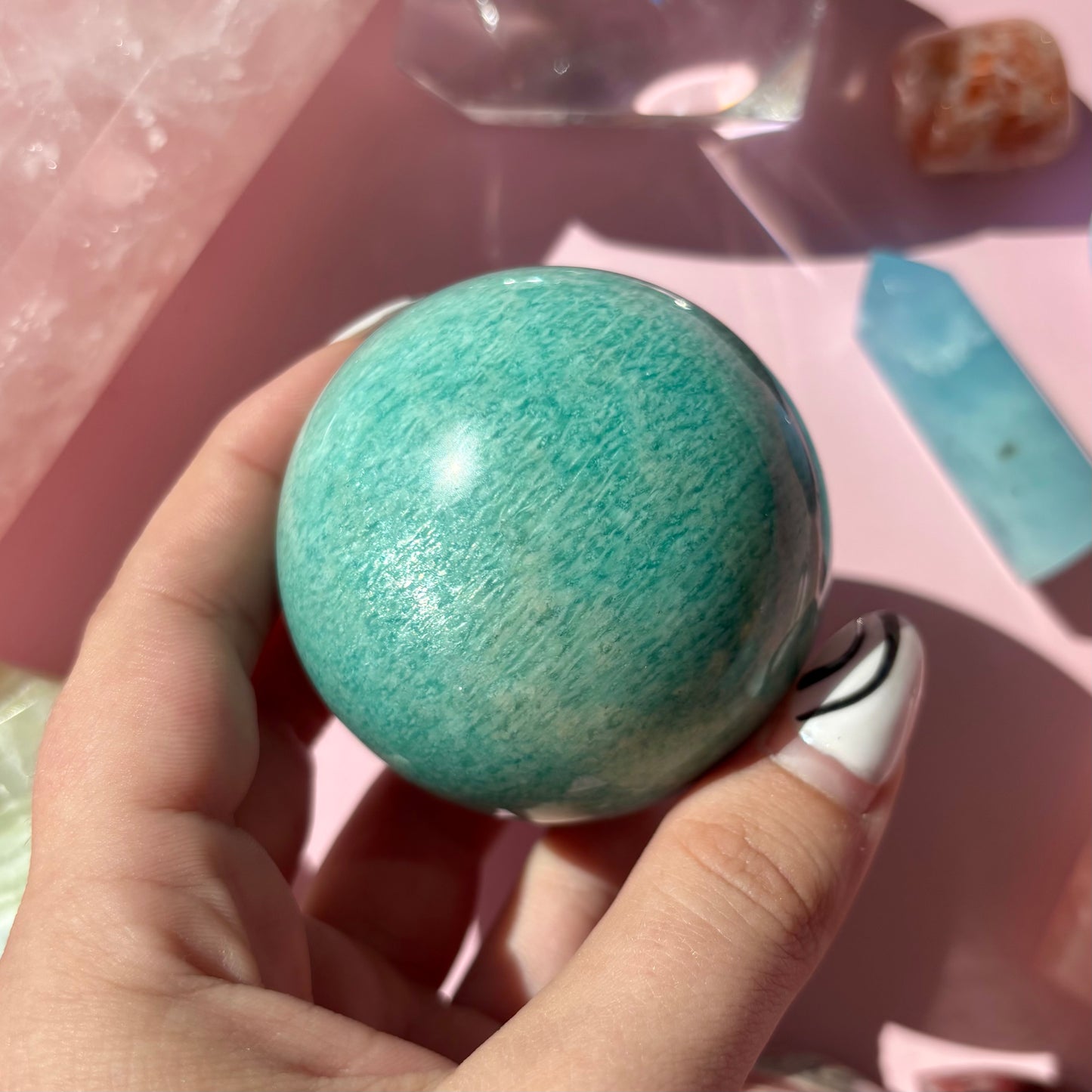 AMAZONITE SPHERES