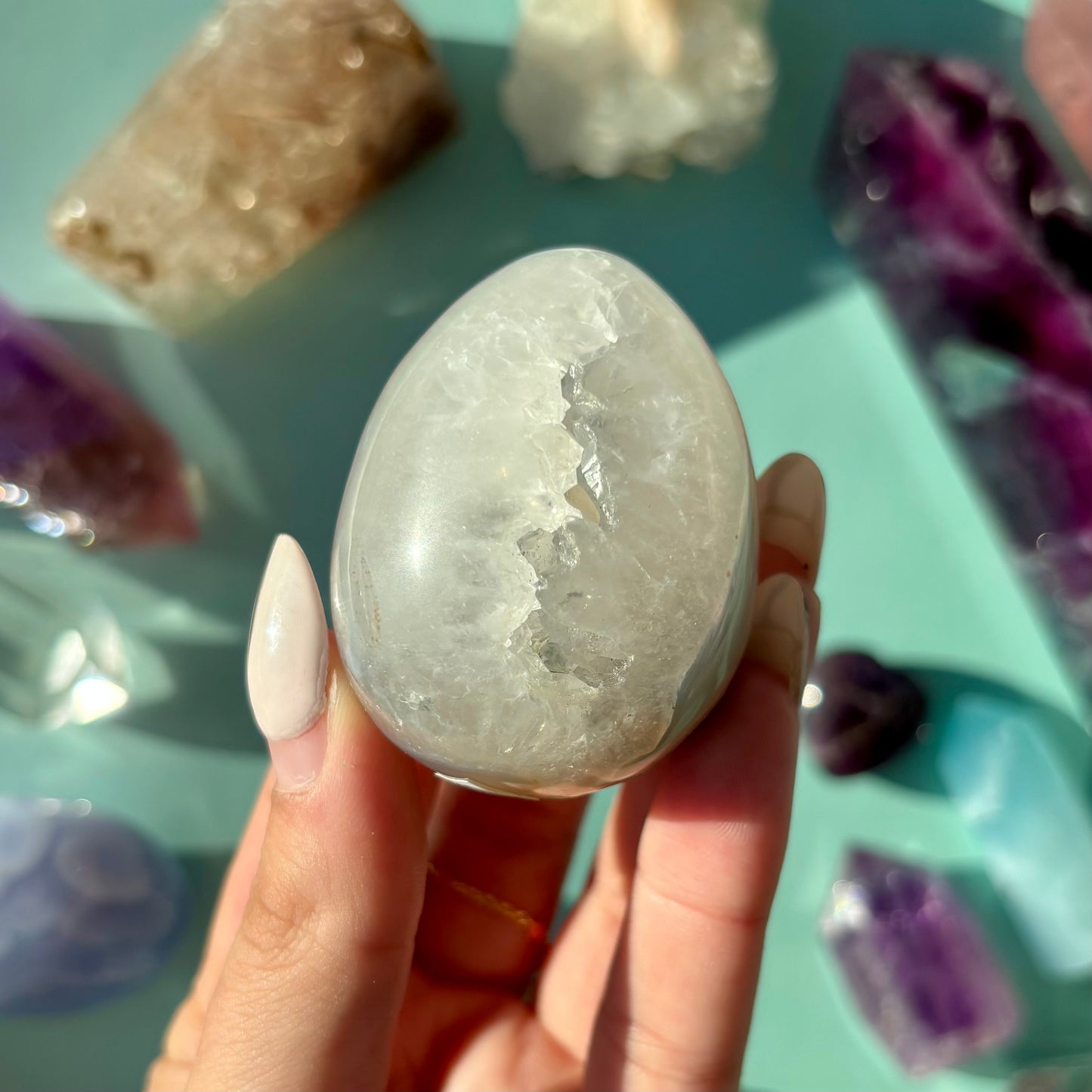 AGATE DRUZY EGGS