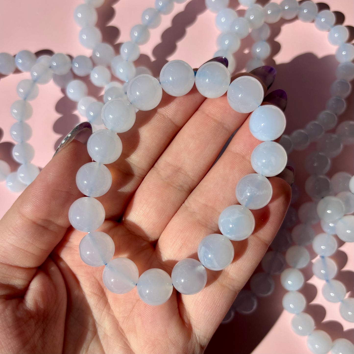 BLUE CHALCEDONY BRACELET