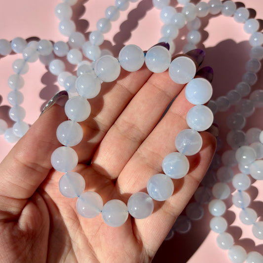 BLUE CHALCEDONY BRACELET