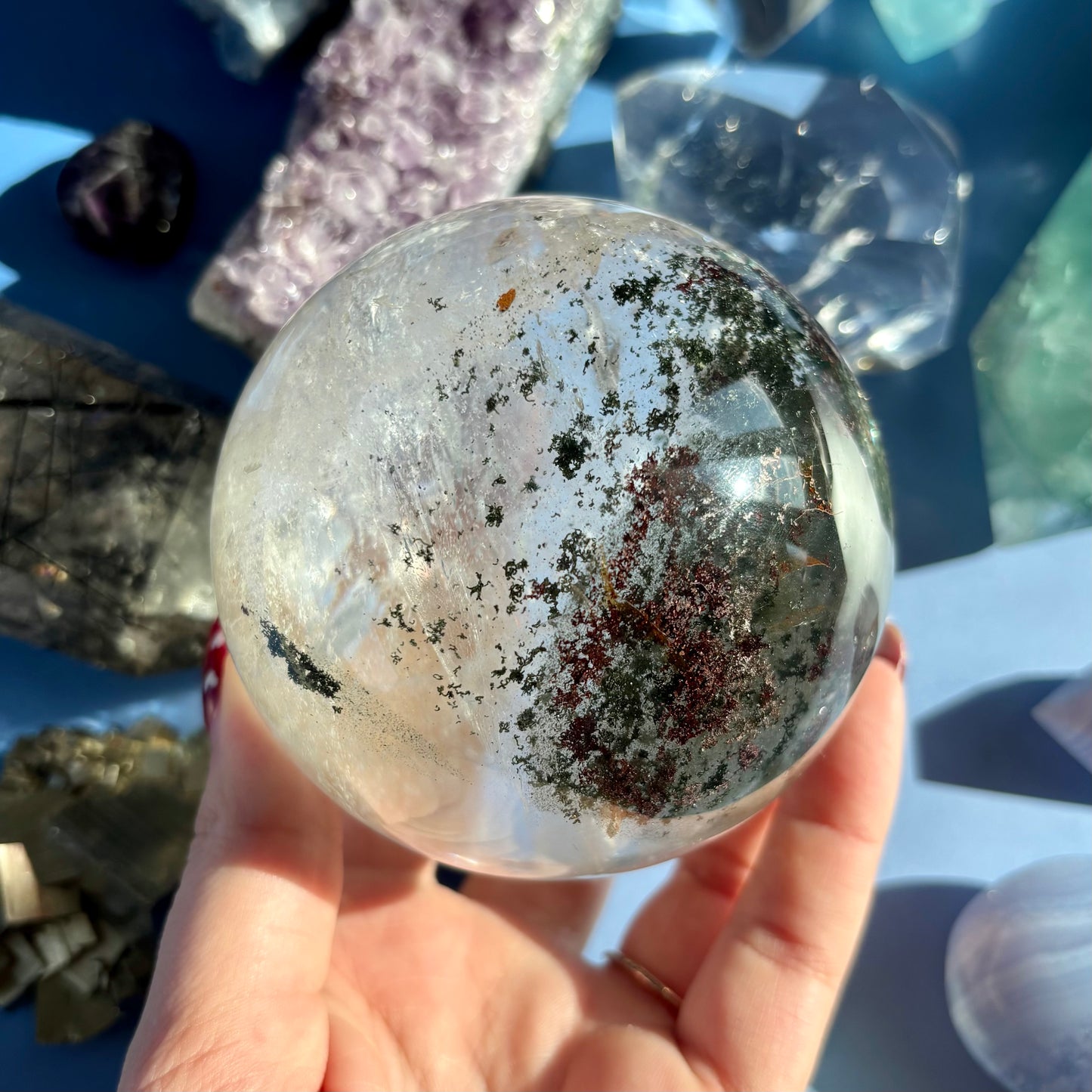GARDEN QUARTZ SPHERES