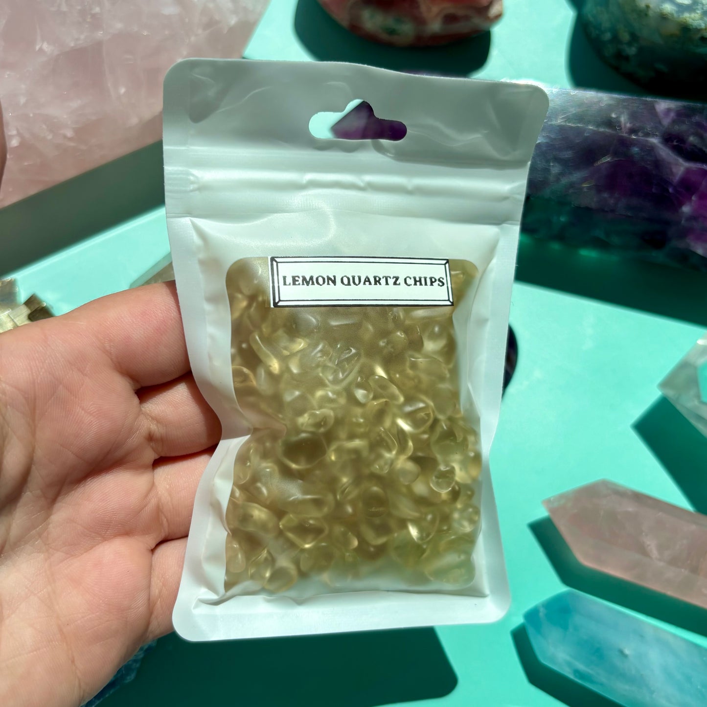 LEMON QUARTZ CHIPS - (100g)