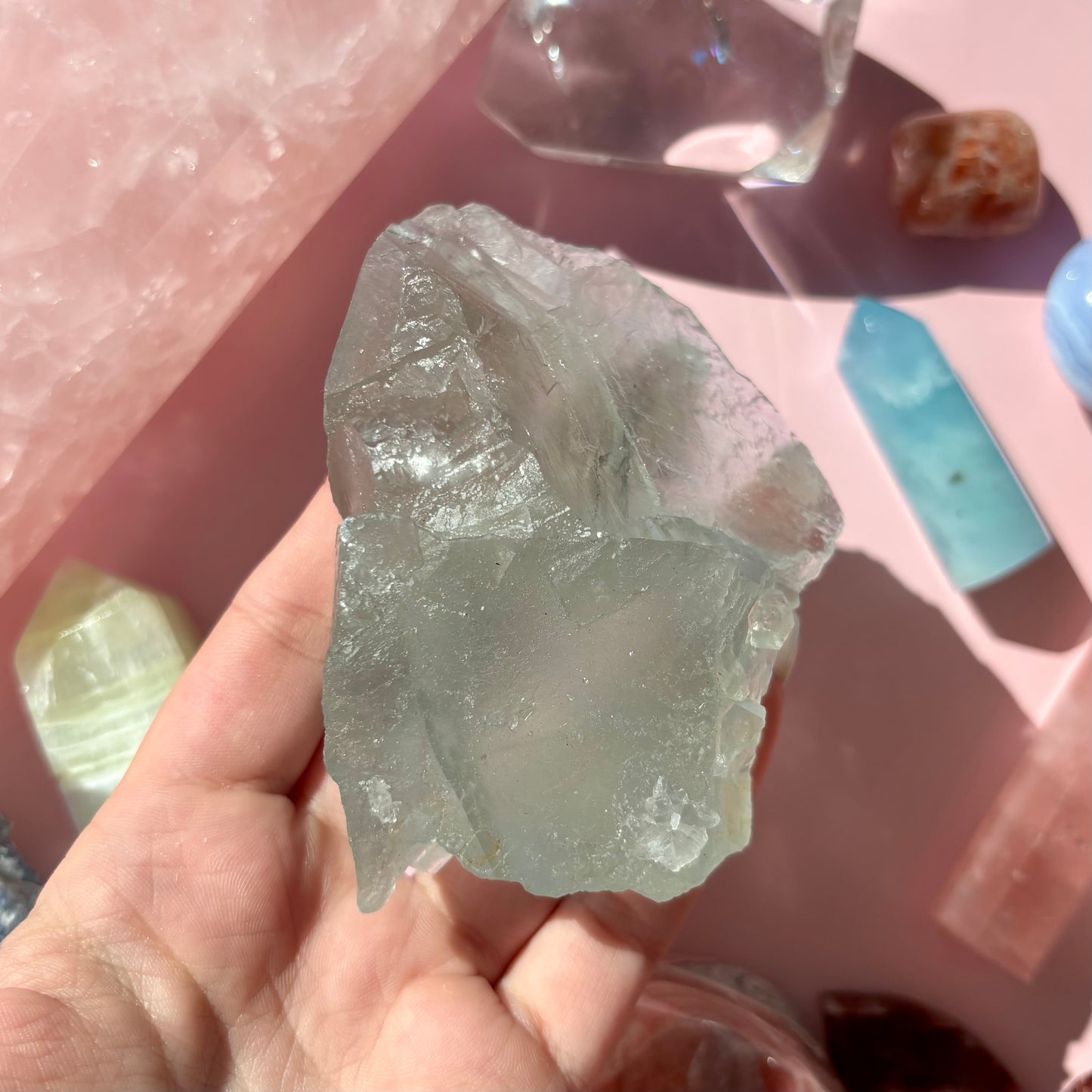 BLUE FLUORITE SPECIMENS