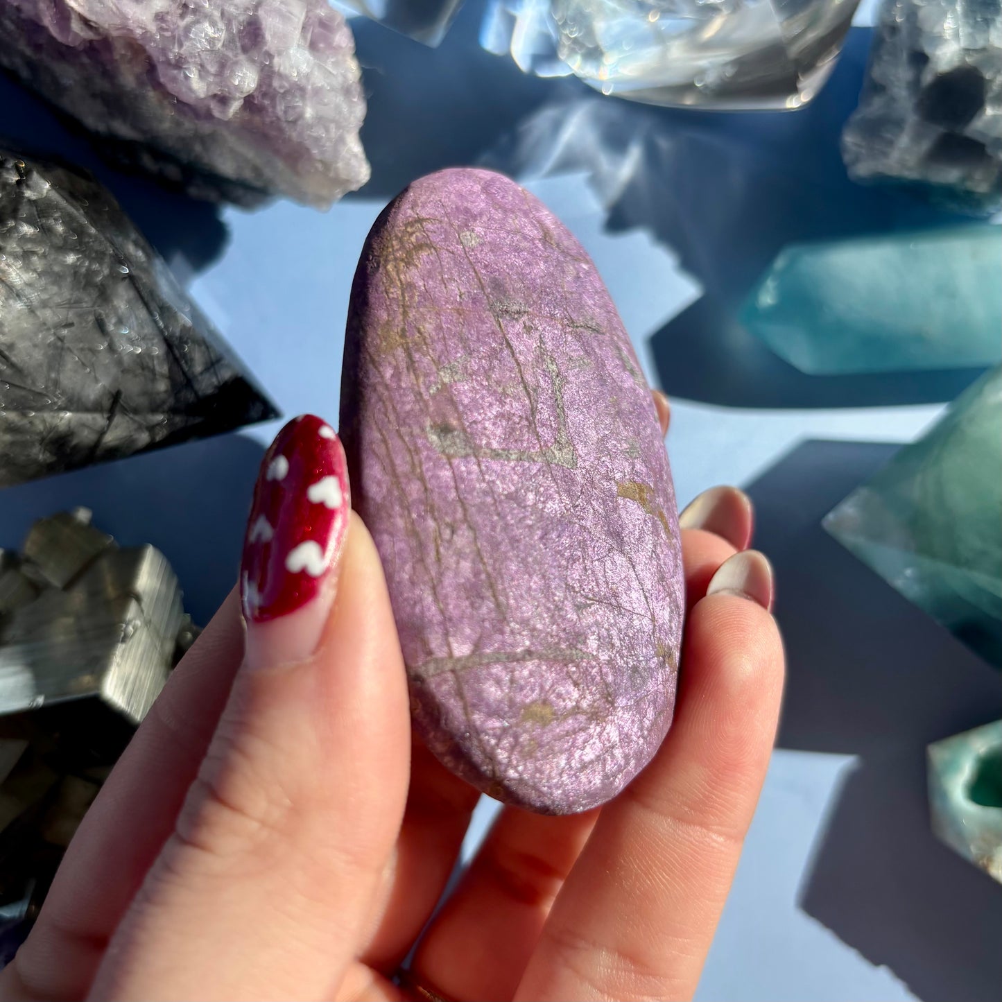 PURPURITE PALMSTONES