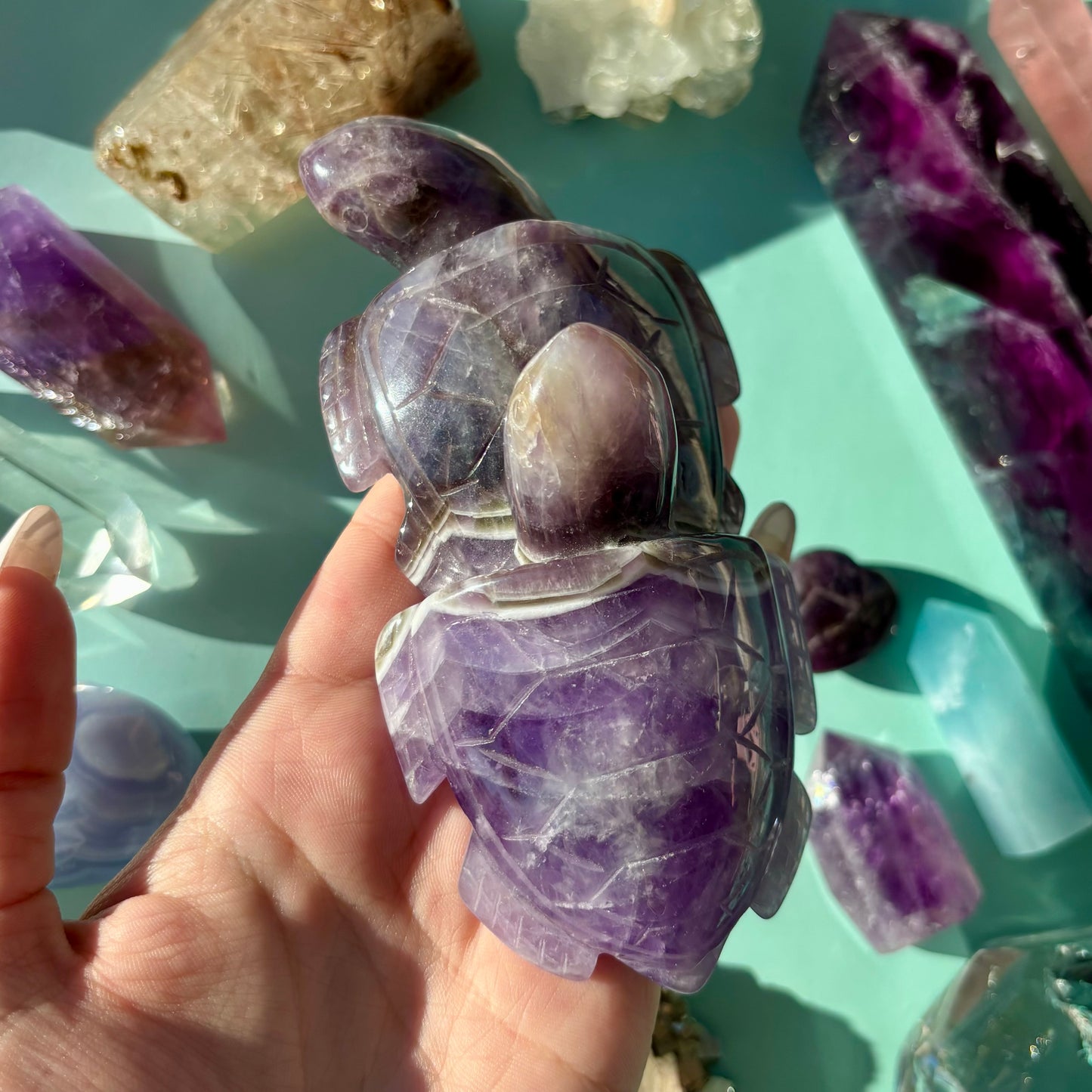 AMETHYST TURTLE PAIRS