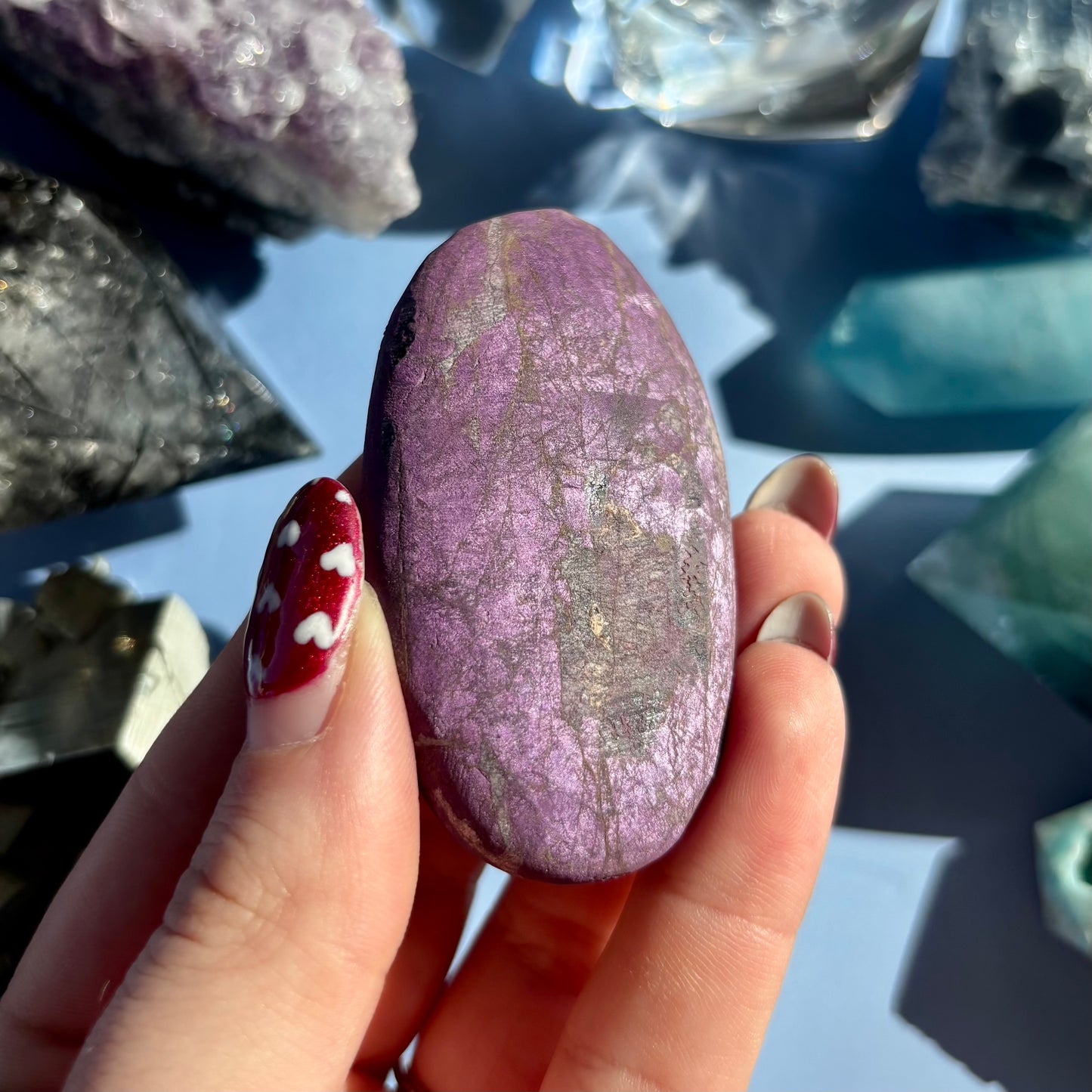 PURPURITE PALMSTONES