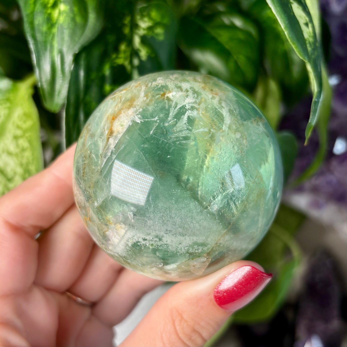FLUORITE SPHERES