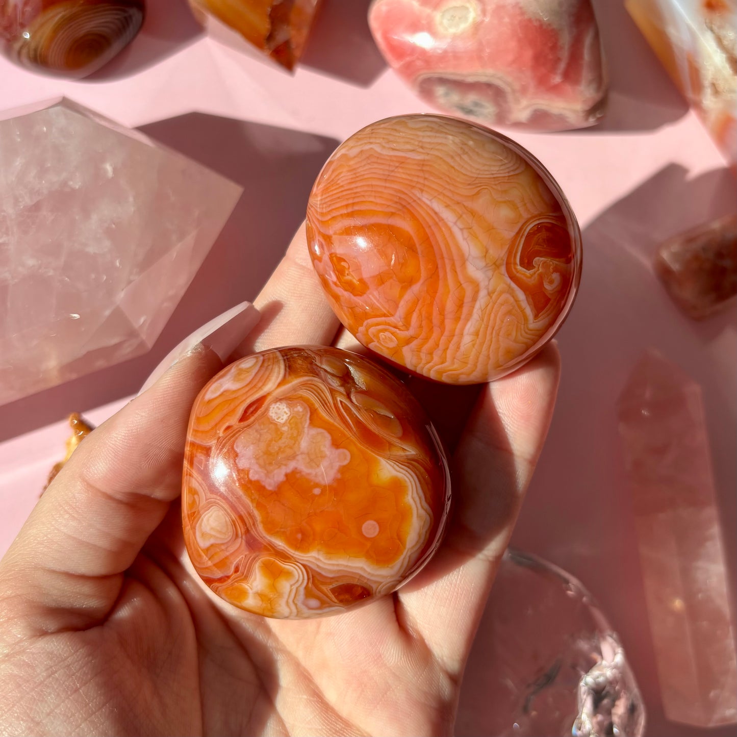 CARNELIAN PALMSTONE