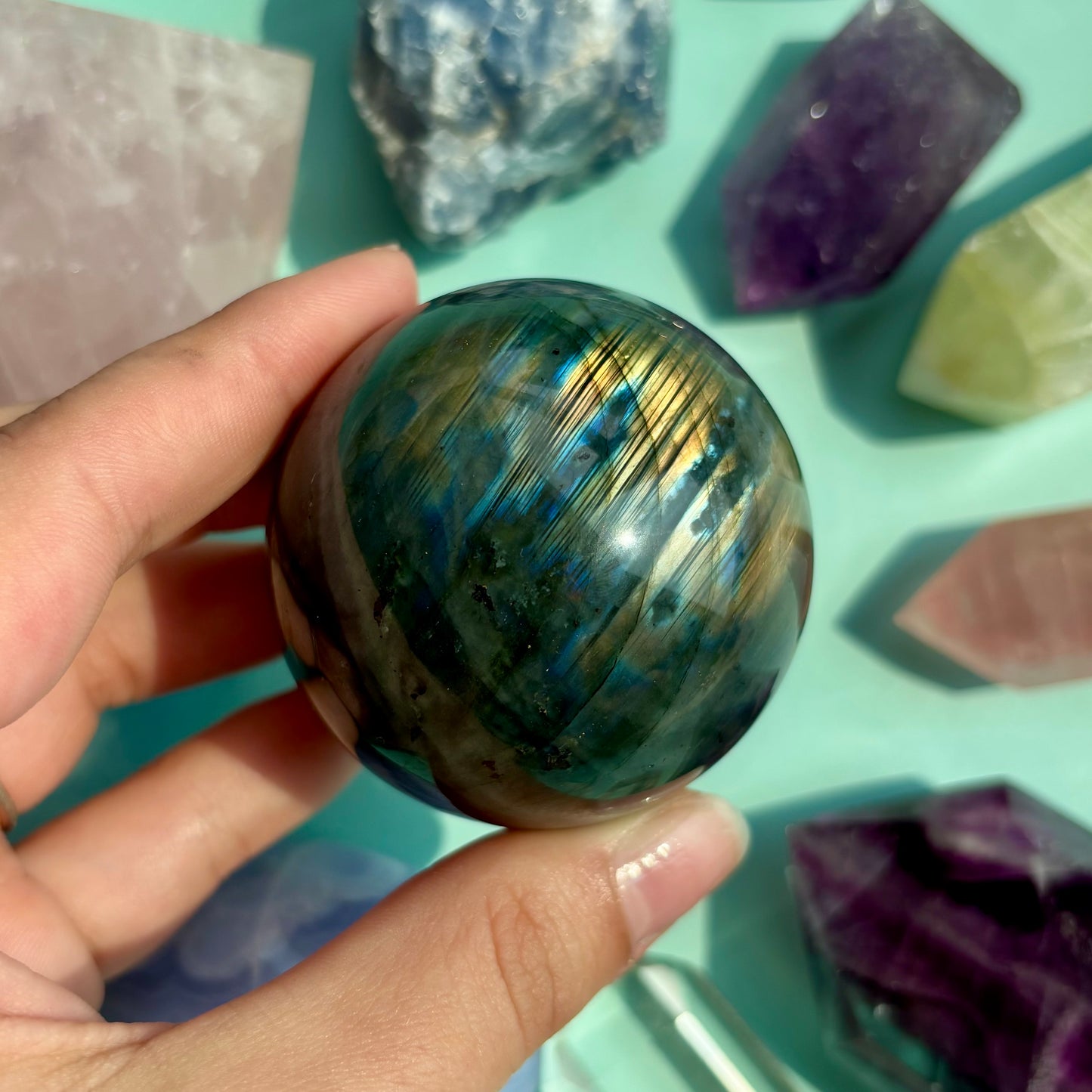LABRADORITE SPHERES