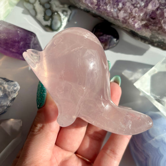 ROSE QUARTZ DOLPHIN