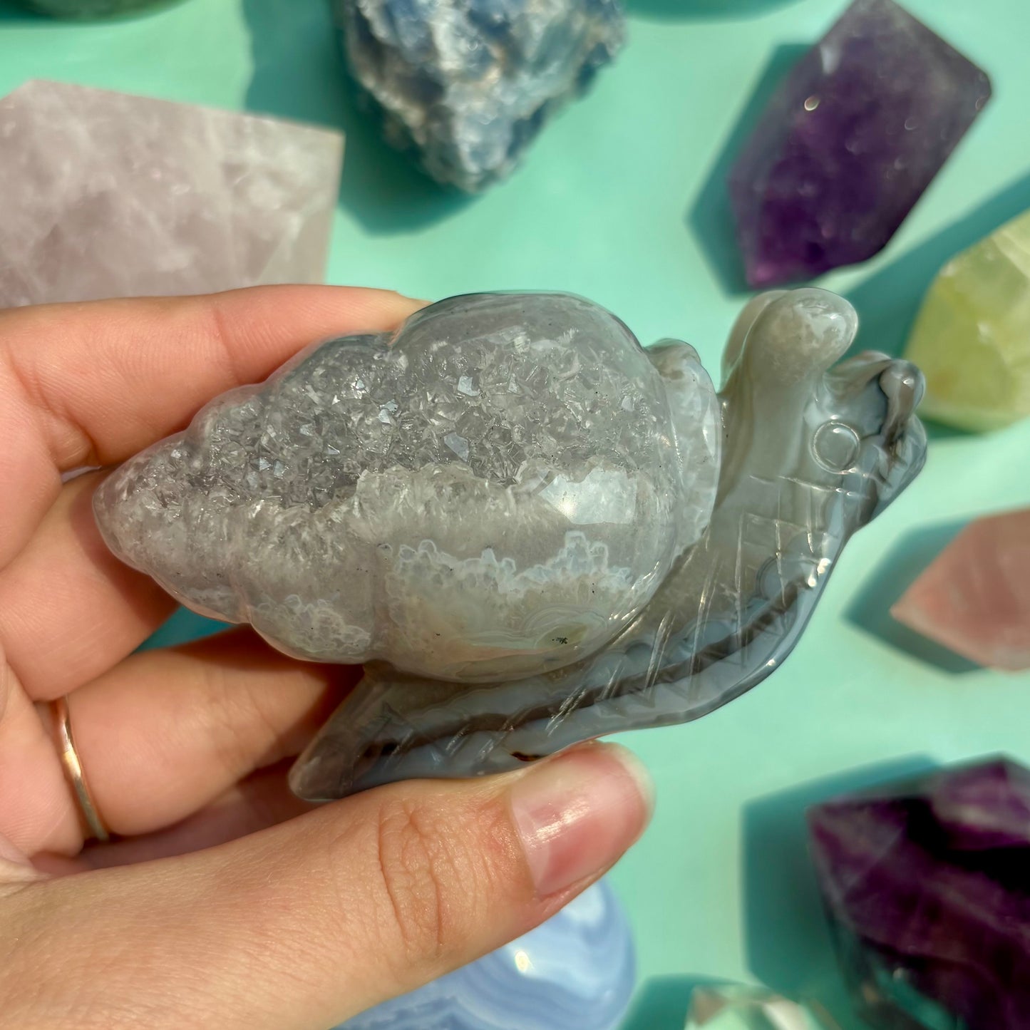 AGATE DRUZY SNAILS