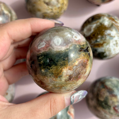SEA JASPER SPHERES