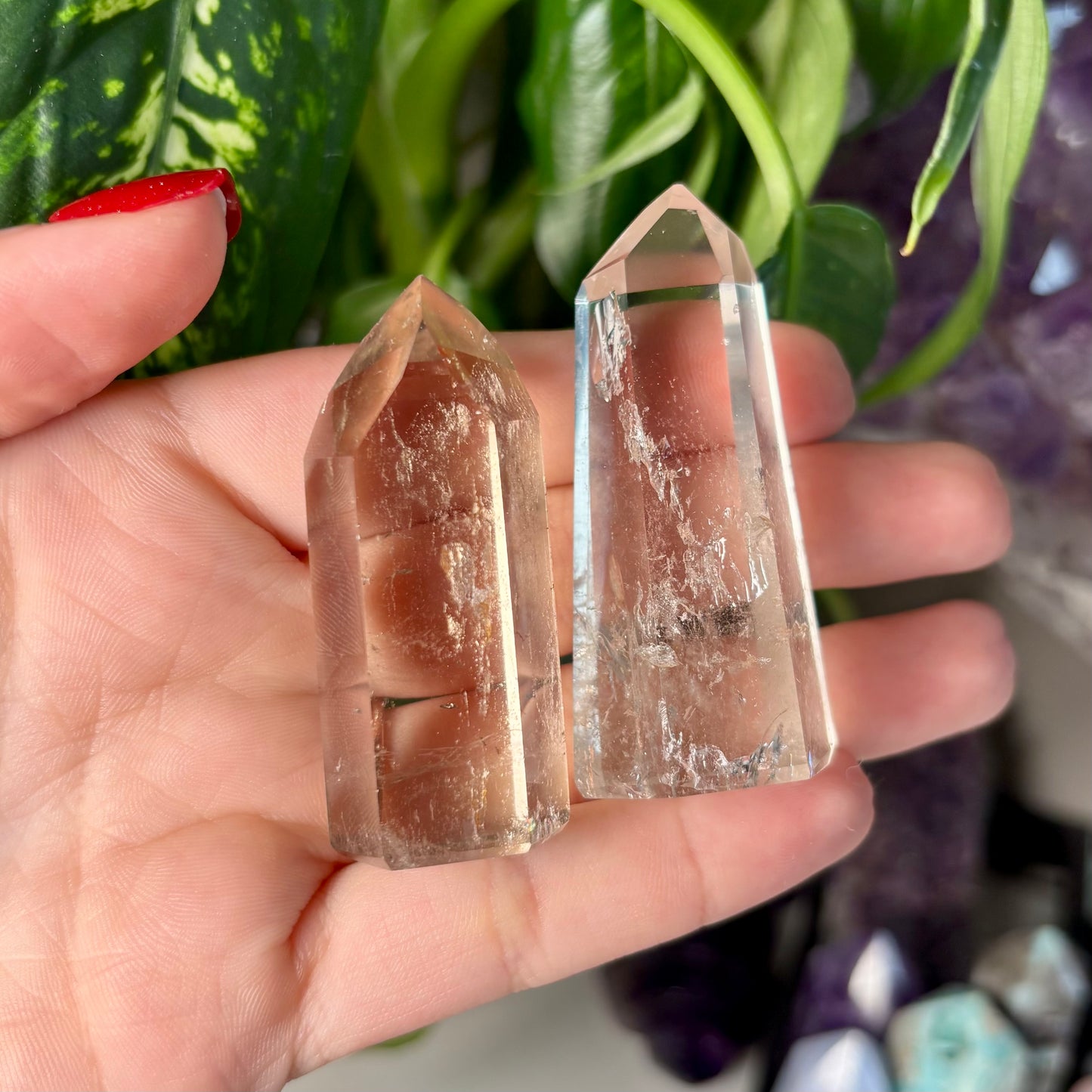 SMOKY QUARTZ TOWERS