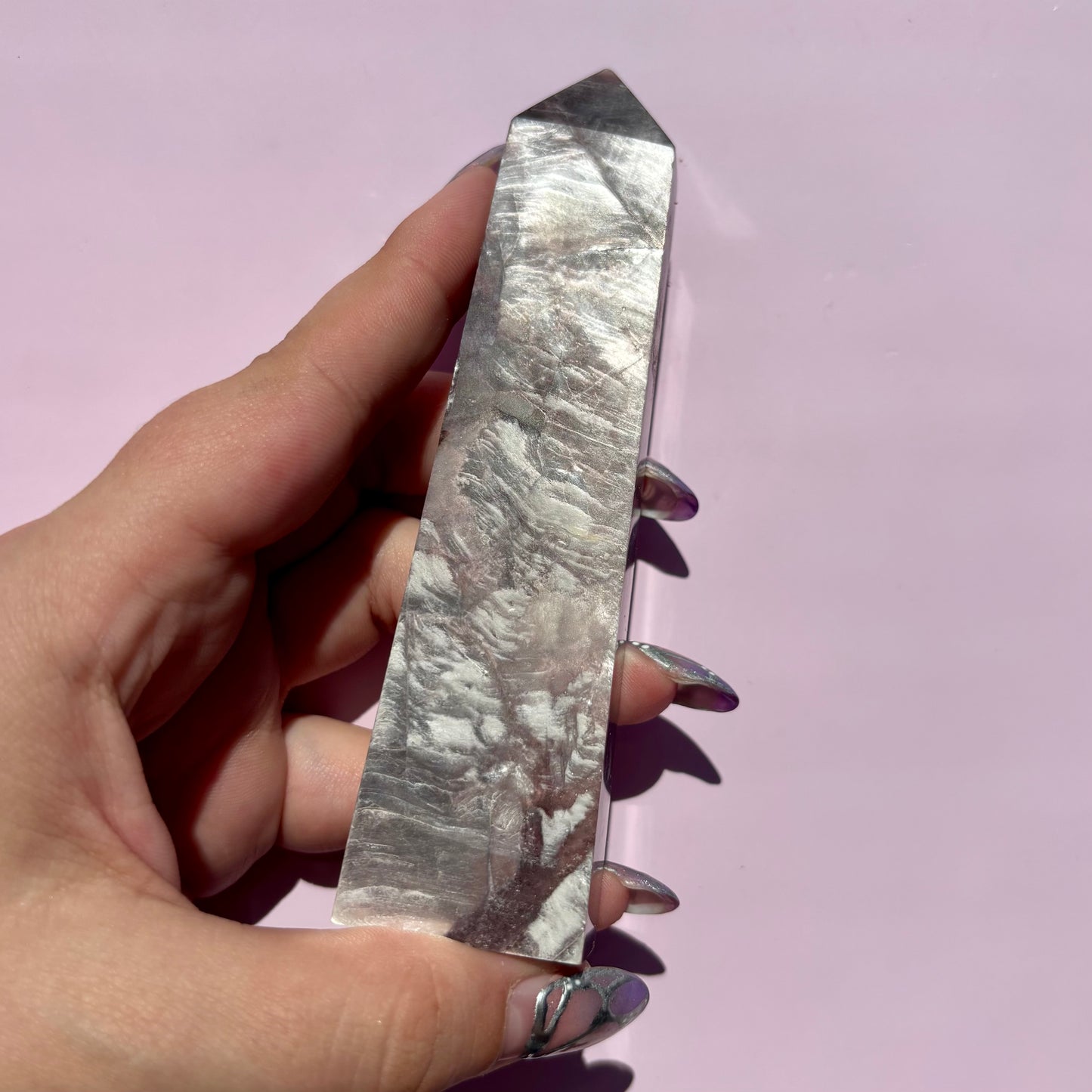 PURPLE MICA/LEPIDOLITE TOWERS