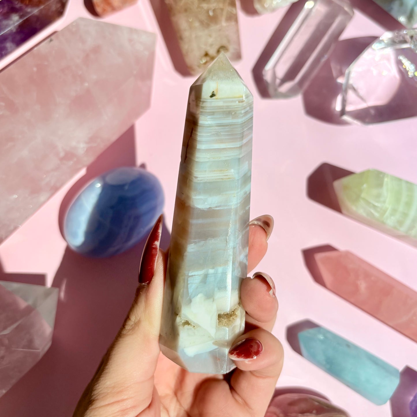 STRIPE AGATE TOWER
