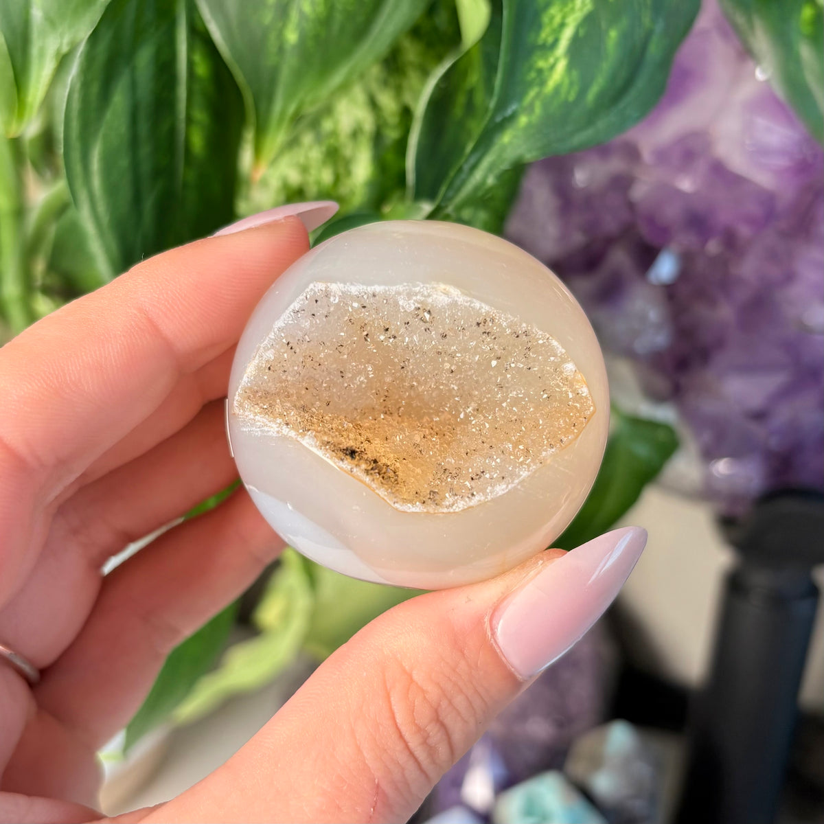AGATE DRUZY SPHERES