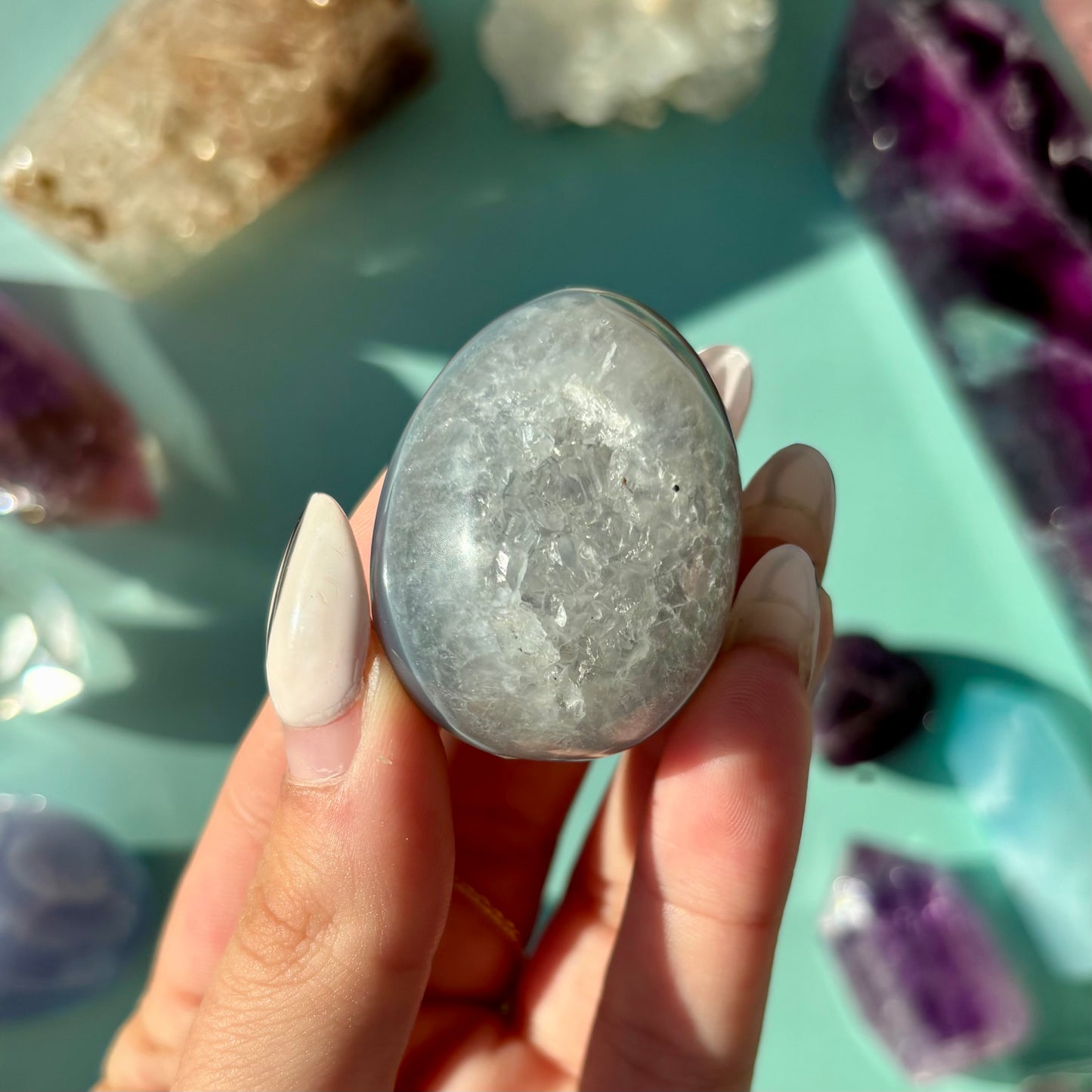 AGATE DRUZY EGGS