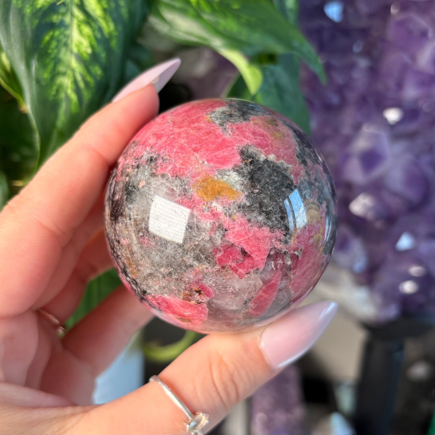 RHODONITE SPHERE