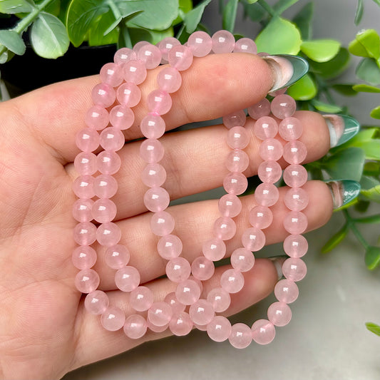 ROSE QUARTZ BRACELET (6MM)