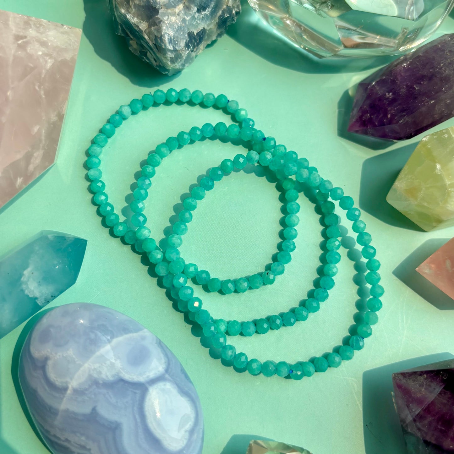 AMAZONITE BRACELET - FACETED
