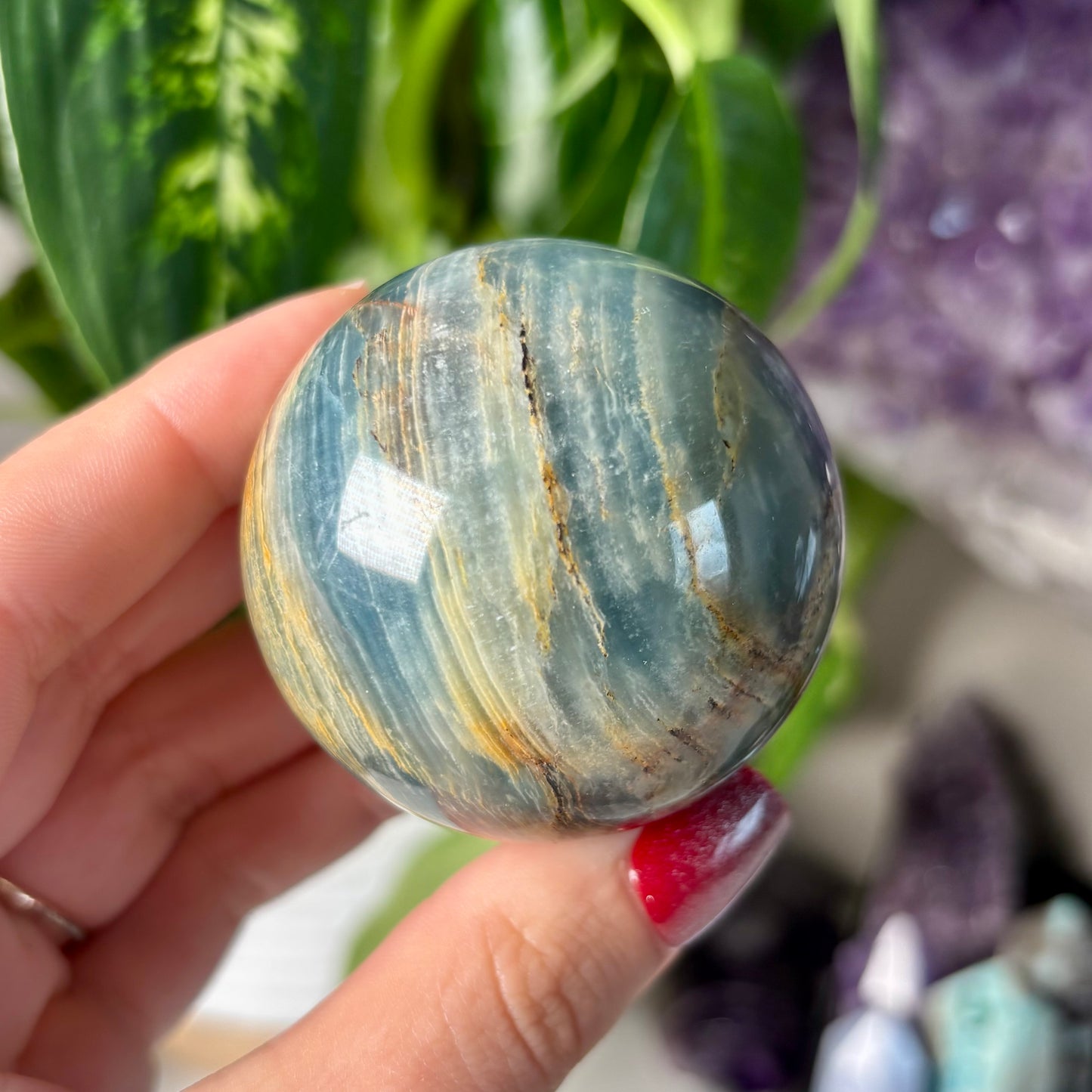 BLUE ONYX SPHERE
