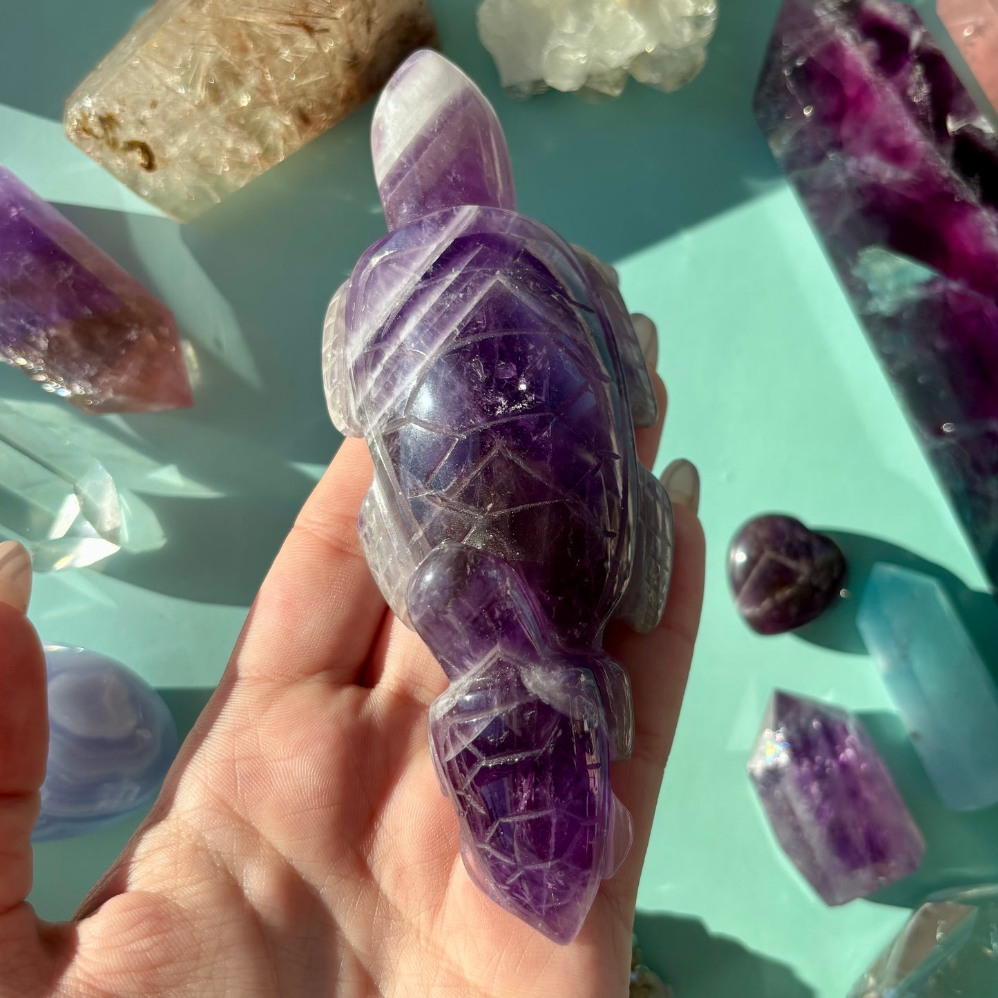 AMETHYST TURTLE PAIRS