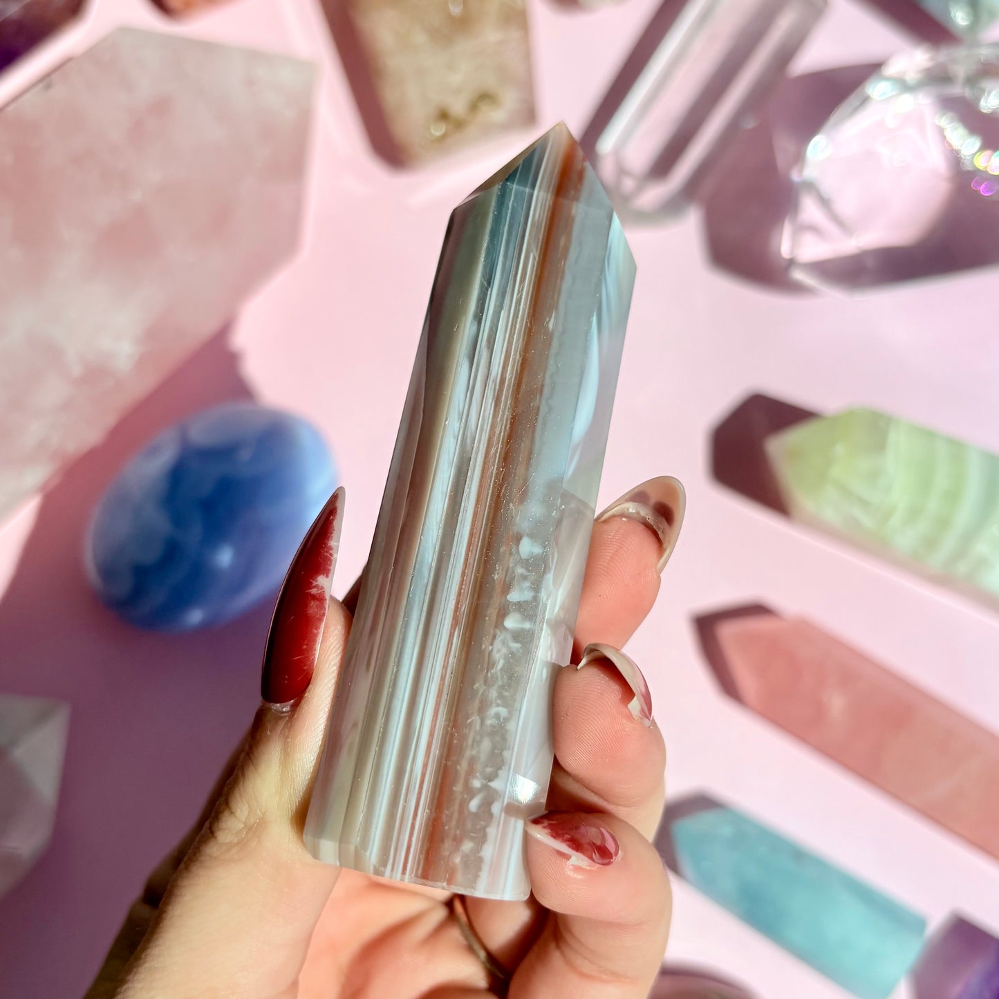 STRIPE AGATE TOWER