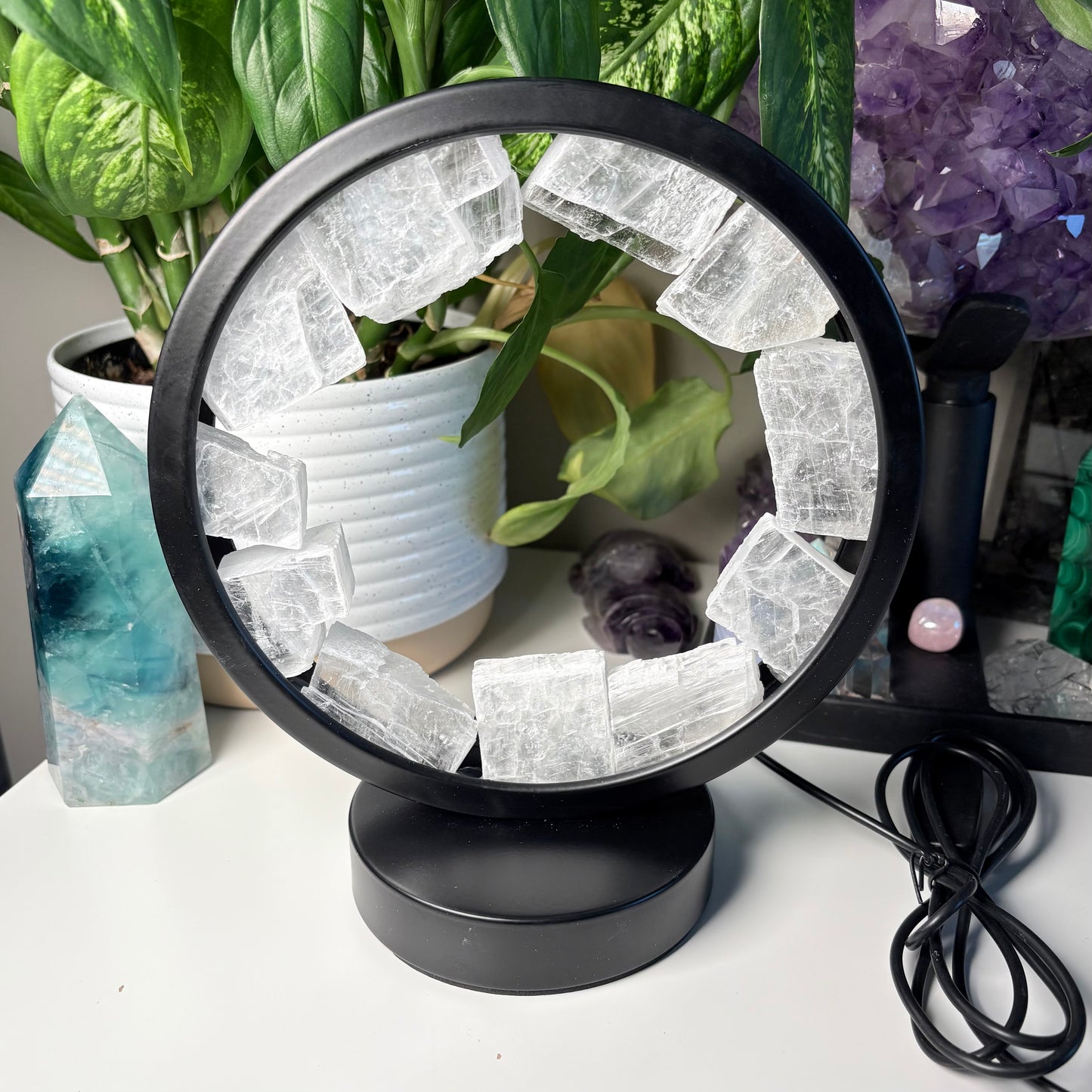 SELENITE LAMP