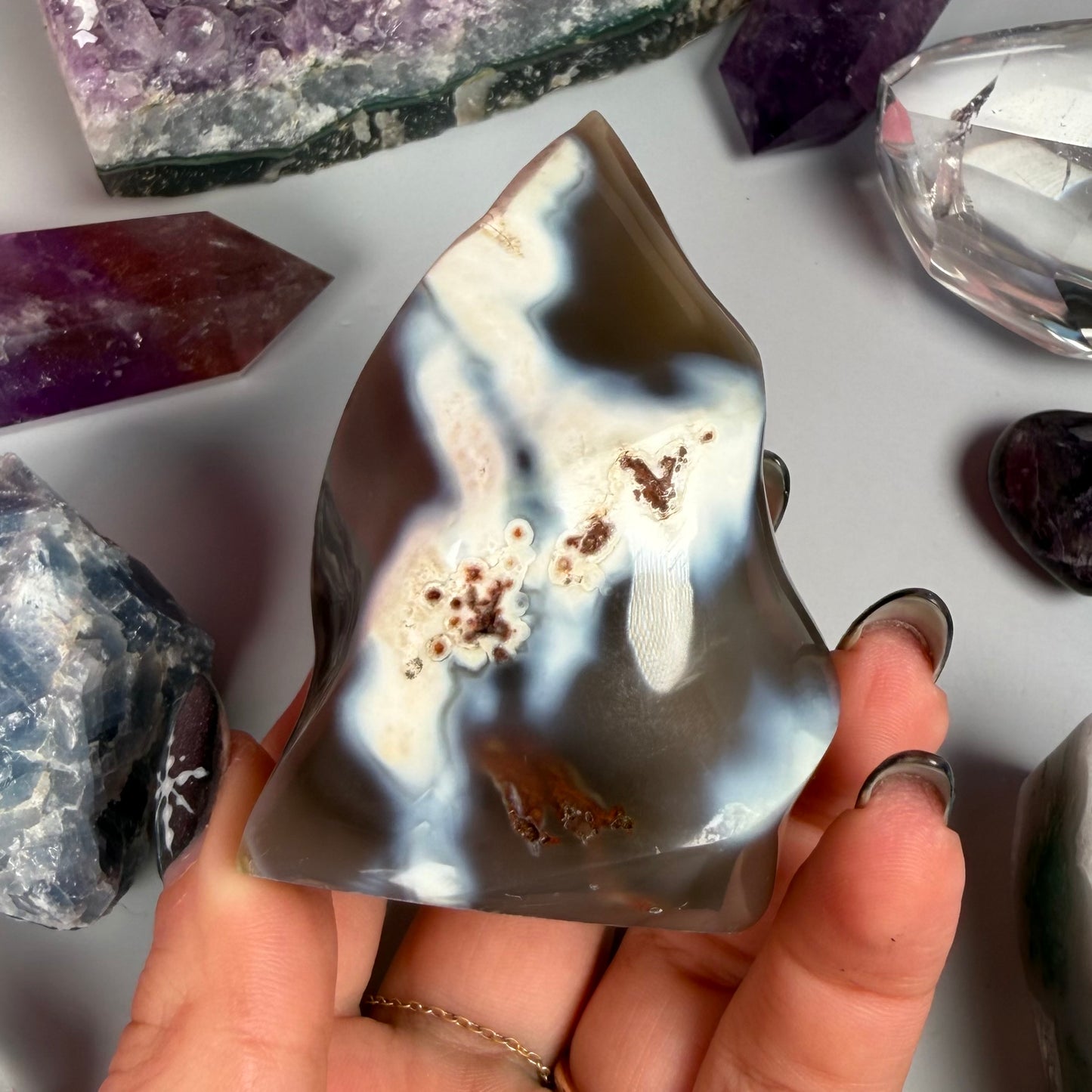 ORCA AGATE FLAME