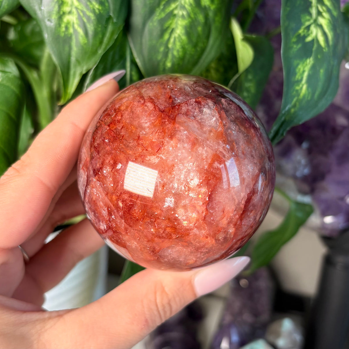 FIRE QUARTZ SPHERES