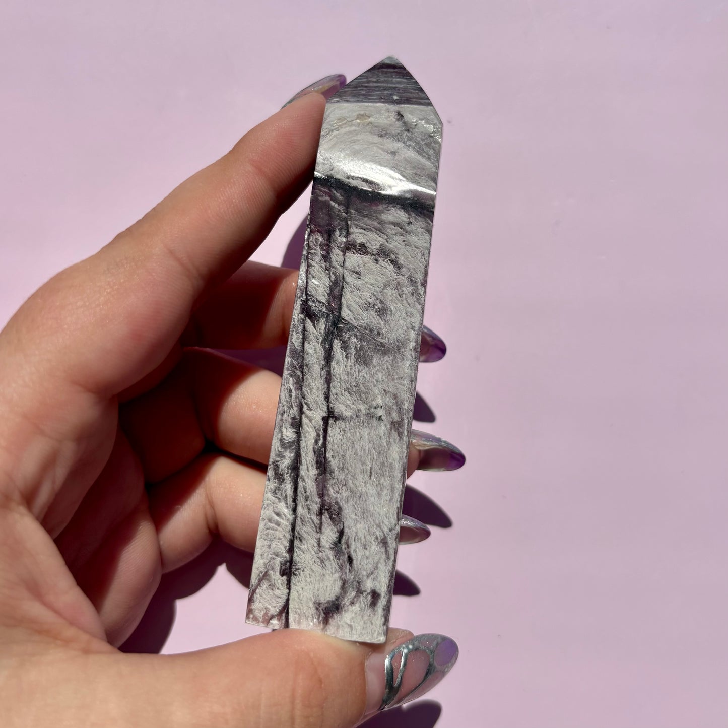PURPLE MICA/LEPIDOLITE TOWERS